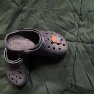 Crocs Kids' Black Clogs with Character Charm